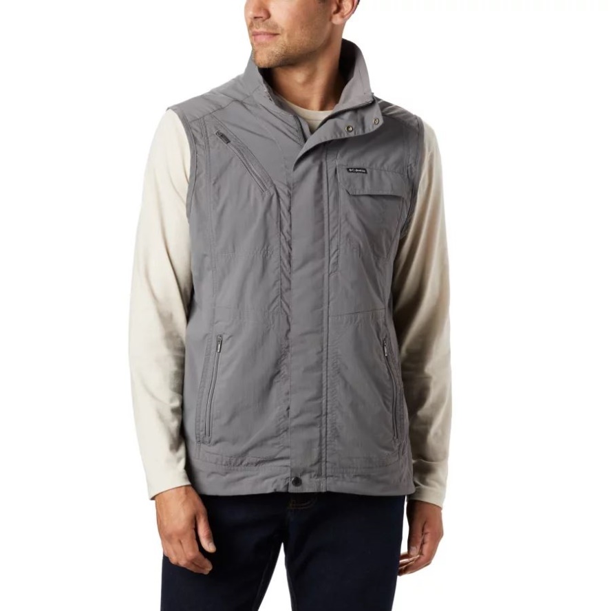 City Grey Men's Silver Ridge II Vest Columbia Sale