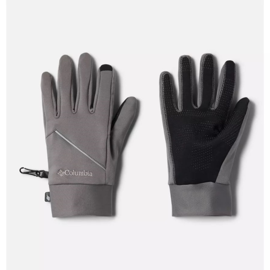 City Grey Men's Trail Summit Running Gloves Columbia Sale