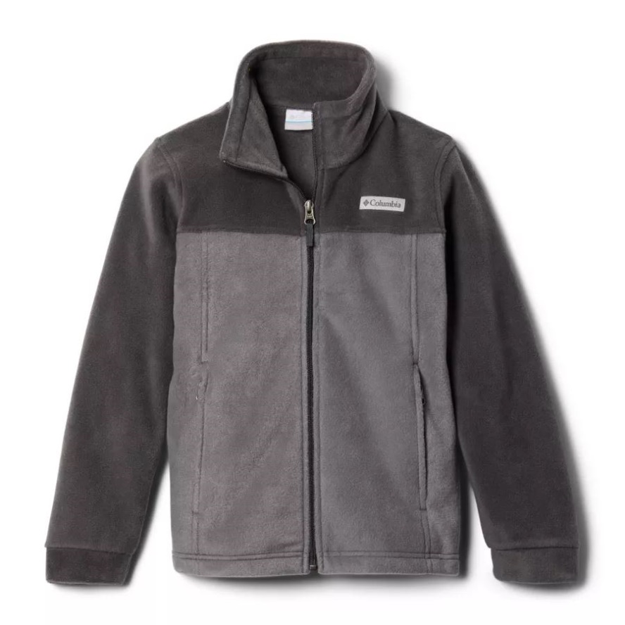City Grey/Shark Boys' Steens Mountain II Fleece Jacket Columbia Sale
