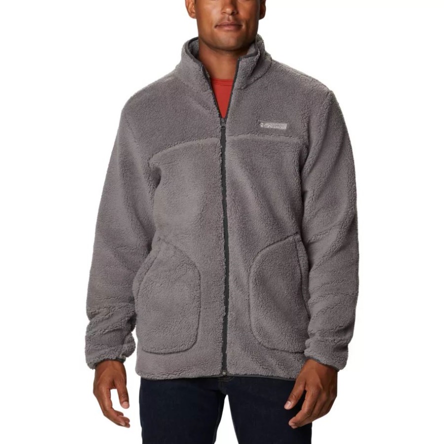 City Grey/Shark Columbia Sale Men's Rugged Ridge II Sherpa Fleece Jacket