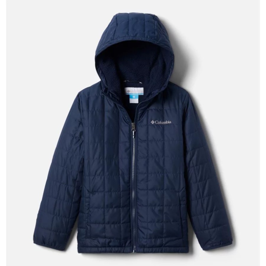 Collegiate Navy Boys' Rugged Ridge Sherpa Lined Jacket Columbia Sale