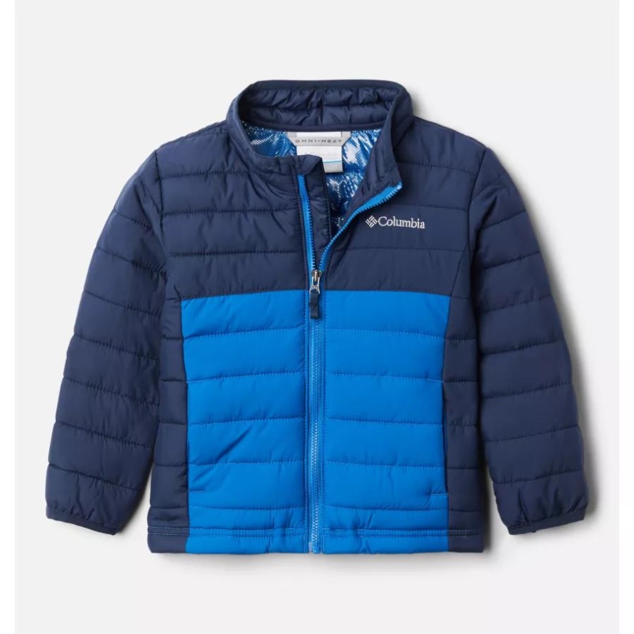 Collegiate Navy/Bright Indigo Columbia Sale Boys' Toddler Powder Lite Jacket