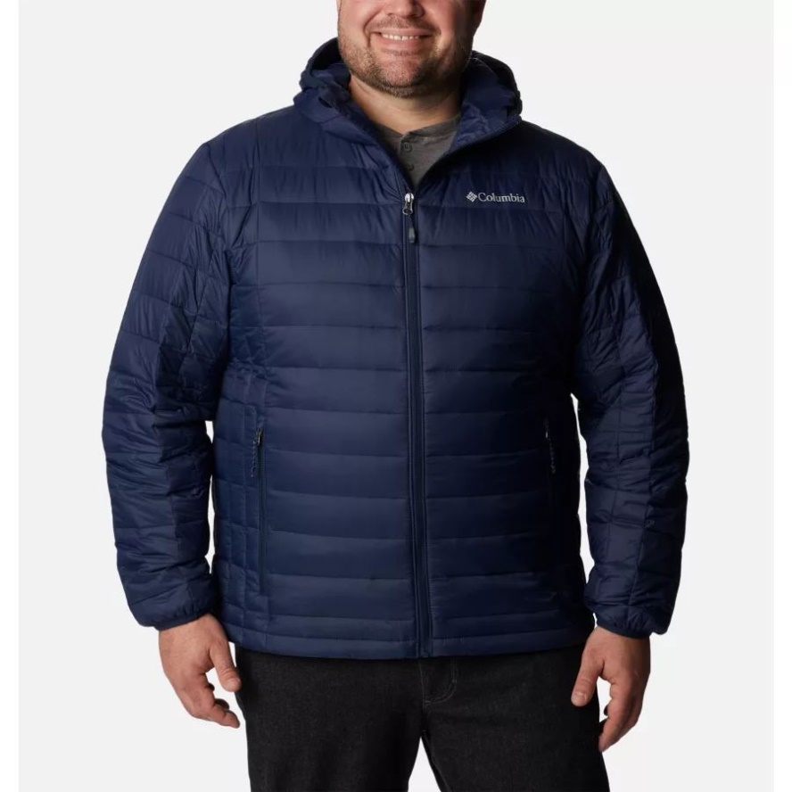 Collegiate Navy Columbia Sale Men's Voodoo Falls 590 TurboDown Hooded Jacket Big
