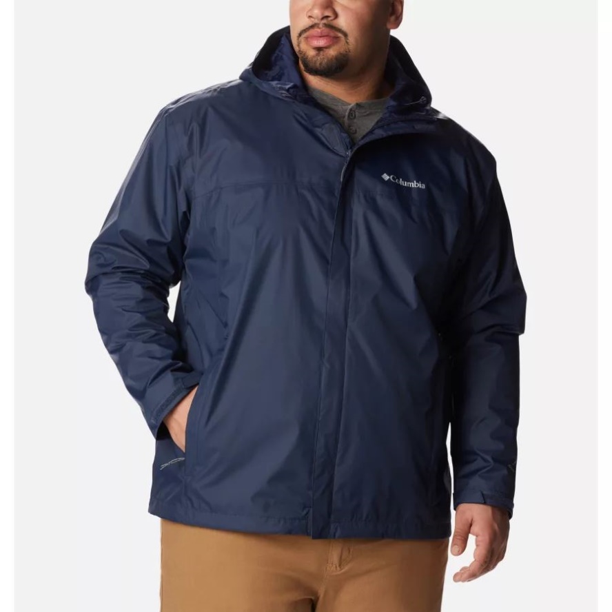 Collegiate Navy Columbia Sale Men's Watertight II Rain Jacket Big
