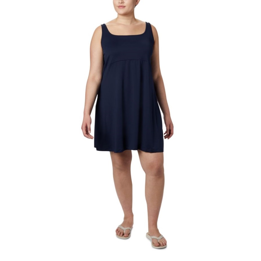 Collegiate Navy Columbia Sale Women's PFG Freezer III Dress Plus Size