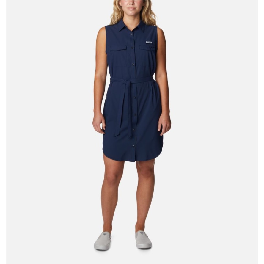 Collegiate Navy Columbia Sale Women's PFG Sun Drifter Woven Dress II