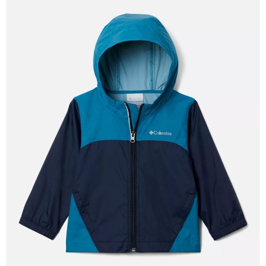 Collegiate Navy/Deep Marine Boys' Toddler Glennaker Rain Jacket Columbia Sale