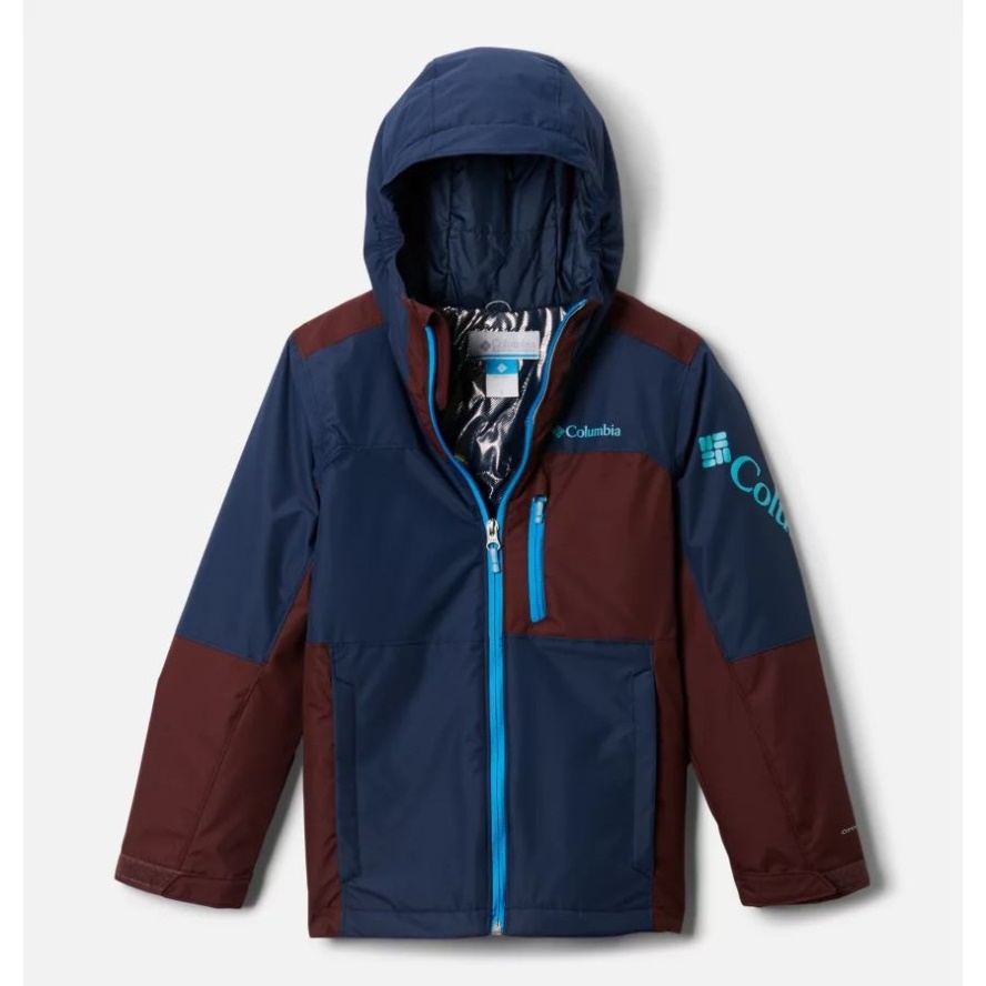 Collegiate Navy/Elderberry Boys' TimberturnerII Jacket Columbia Sale