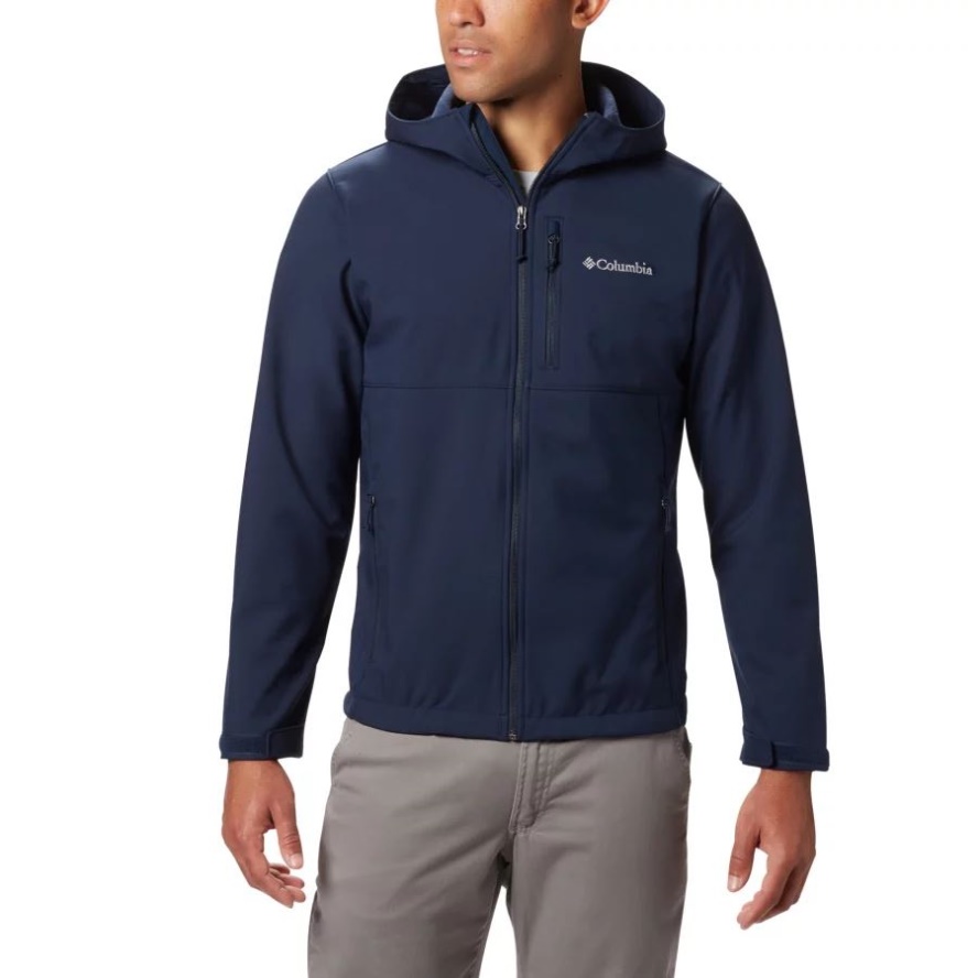 Collegiate Navy Men's Ascender Hooded Softshell Jacket Columbia Sale