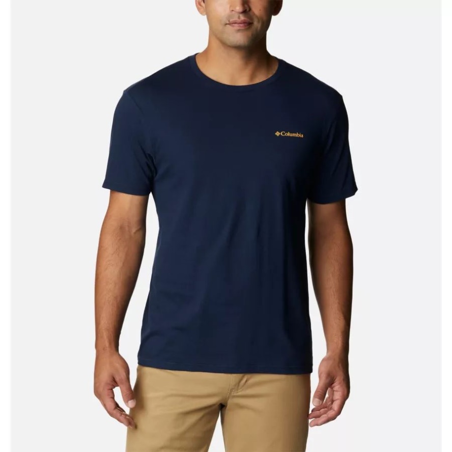Collegiate Navy Men's North Cascades T-Shirt Columbia Sale