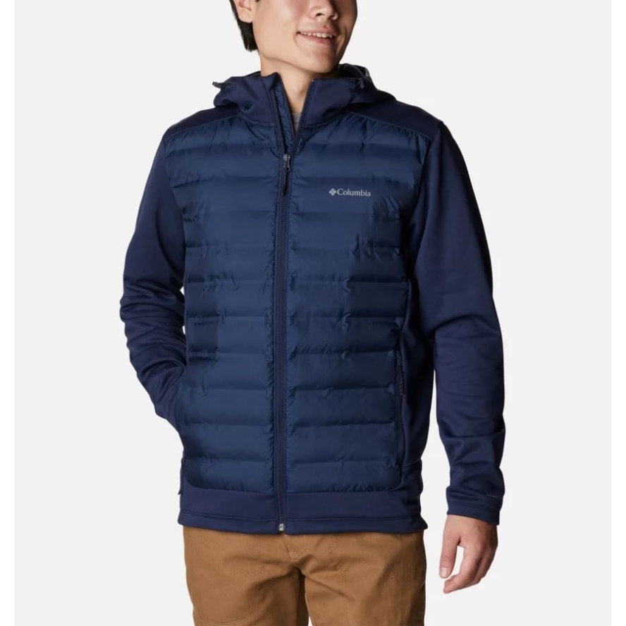 Collegiate Navy Men's Out-Shield Insulated Full Zip Hoodie Columbia Sale