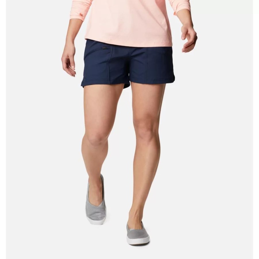 Collegiate Navy Women's PFG Skiff Guide Shorts Columbia Sale