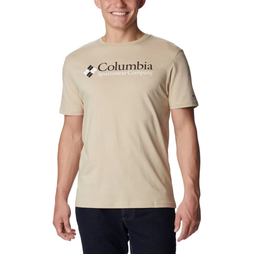 Columbia Sale Ancient Fossil/CSC Retro Logo Men's CSC Basic Logo Tee