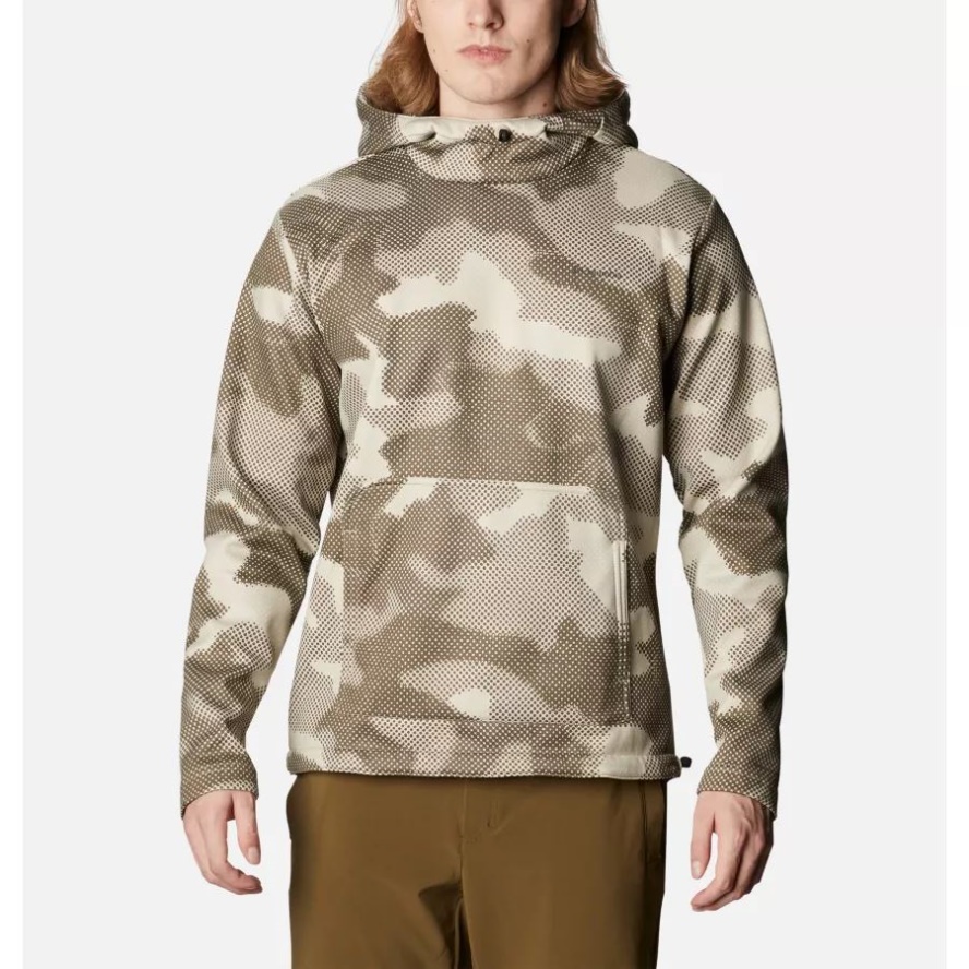 Columbia Sale Ancient Fossil Spotted Camo Men's Out-Shield Dry Fleece Hoodie