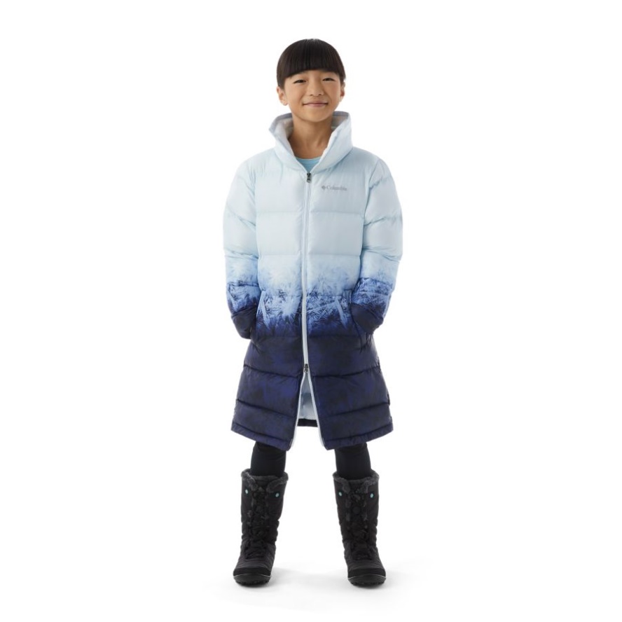 Columbia Sale Aristocrat Elsa Tundra Ombre Girls' Disney Elsa Long Puffer Jacket