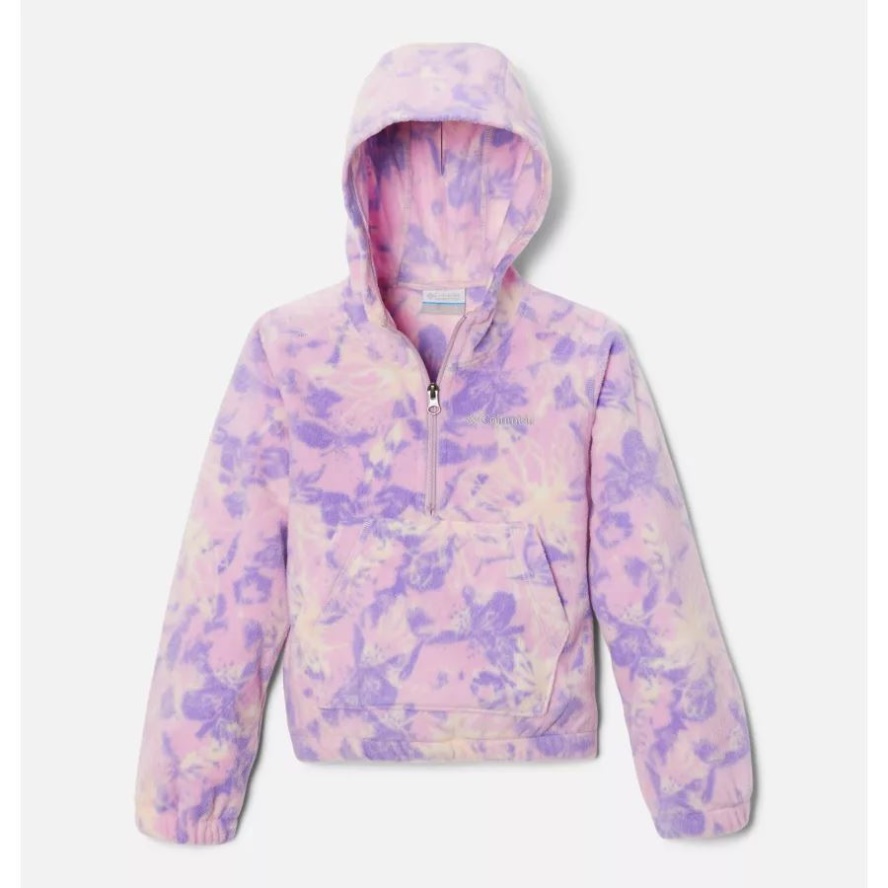Columbia Sale Aura Aurelian Girls' Benton Springs Hooded Half Zip Fleece Pullover