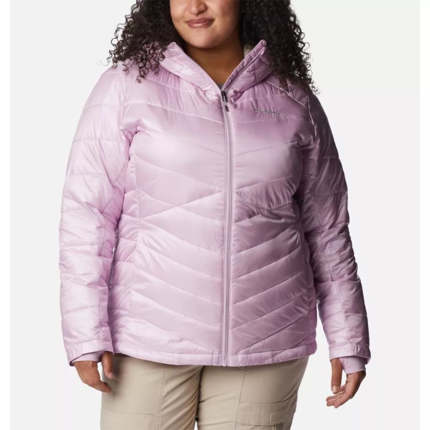 Columbia Sale Aura Women's Joy Peak Omni-Heat Infinity Insulated Hooded Jacket Plus Size