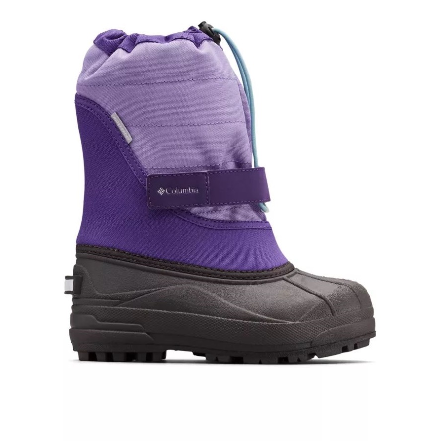Columbia Sale Big Kids' Powderbug Plus II Snow Boot Emperor/Paisley Purple