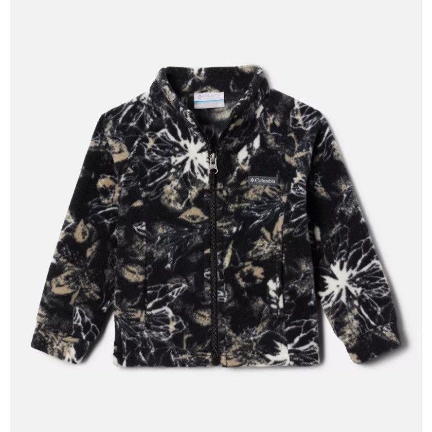 Columbia Sale Black Aurelian Girls' Toddler Benton Springs II Printed Fleece Jacket