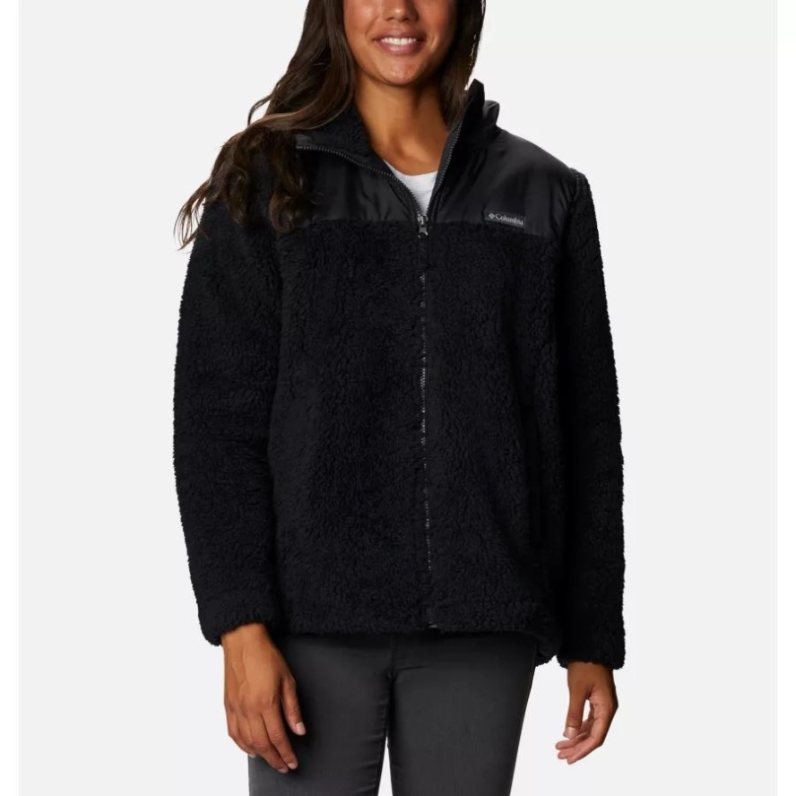 Columbia Sale Black Autumn Light Hooded Fleece Full Zip