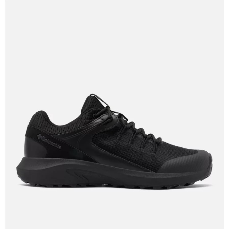 Columbia Sale Black/Black Men's Trailstorm Waterproof Shoe Wide