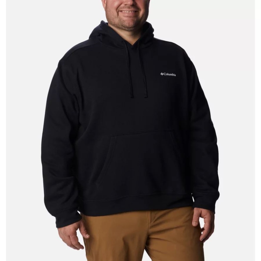 Columbia Sale Black/CSC Sleeve Logo Men's Columbia Sale Trek Hoodie Big