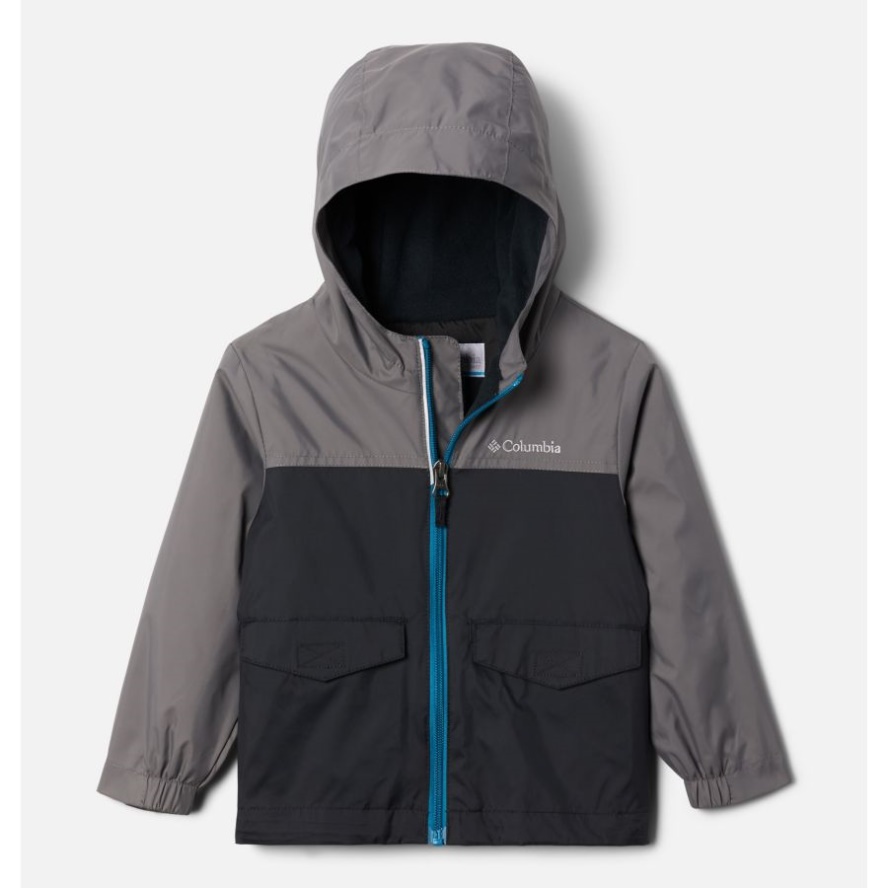 Columbia Sale Black/City Grey Boys' Toddler Rain-Zilla Jacket