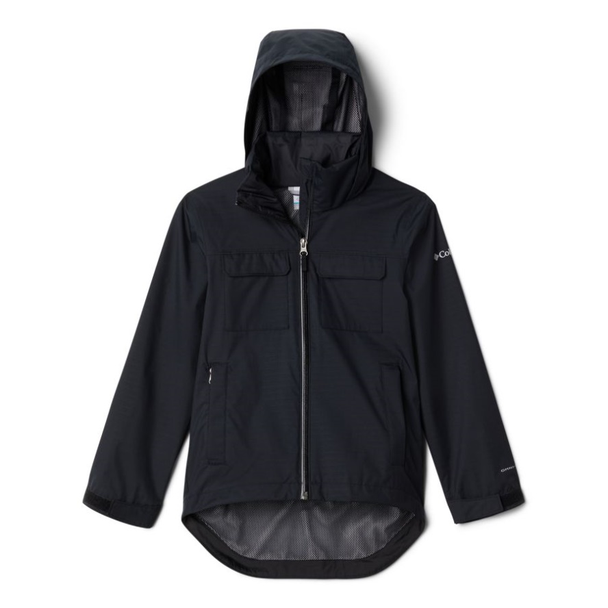 Columbia Sale Black Girls' Vedder Park Waterproof Jacket