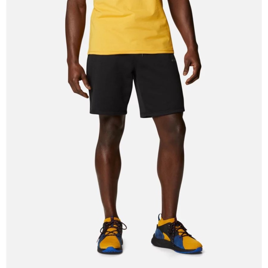 Columbia Sale Black Men's Columbia Sale Logo Fleece Shorts