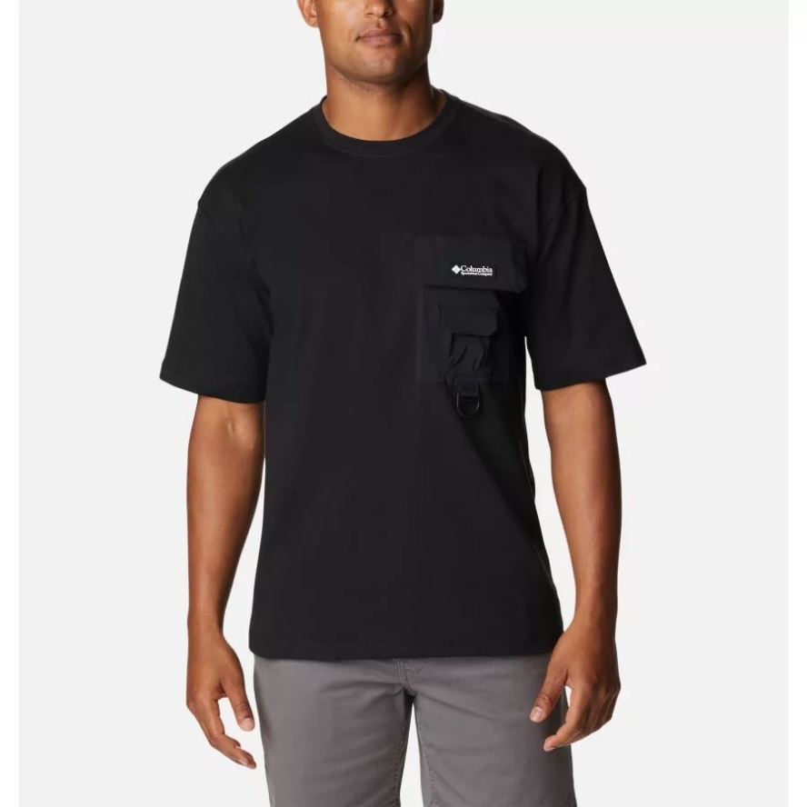 Columbia Sale Black Men's Field Creek Casual T-Shirt