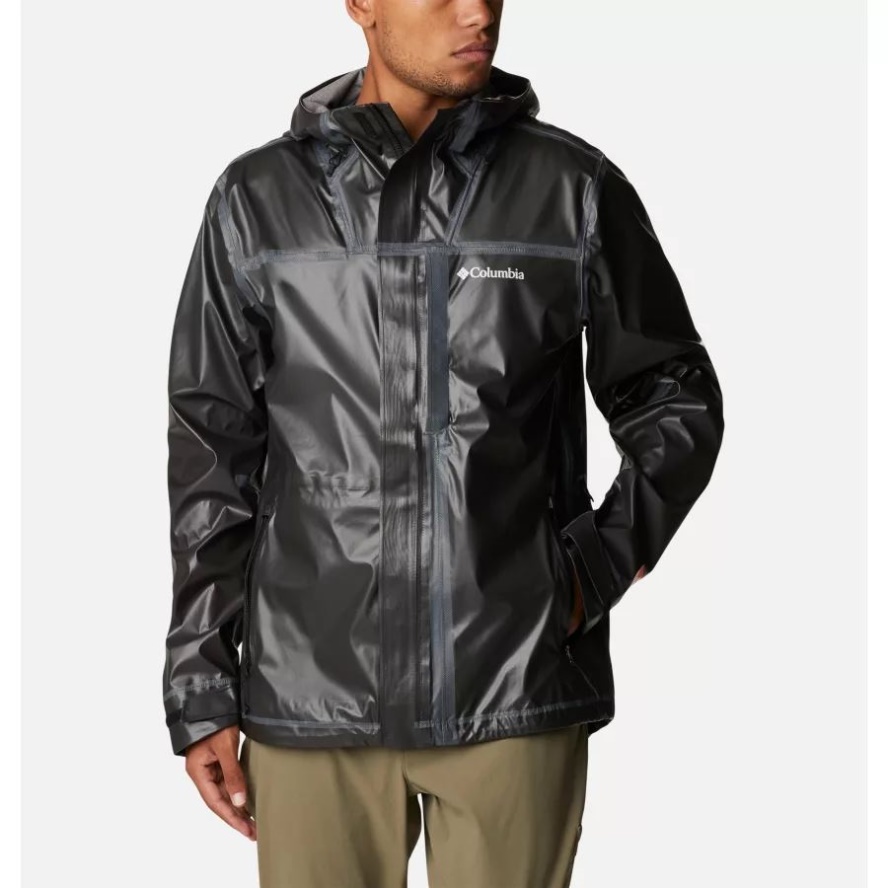 Columbia Sale Black Men's OutDry Extreme Wildrain Shell Jacket