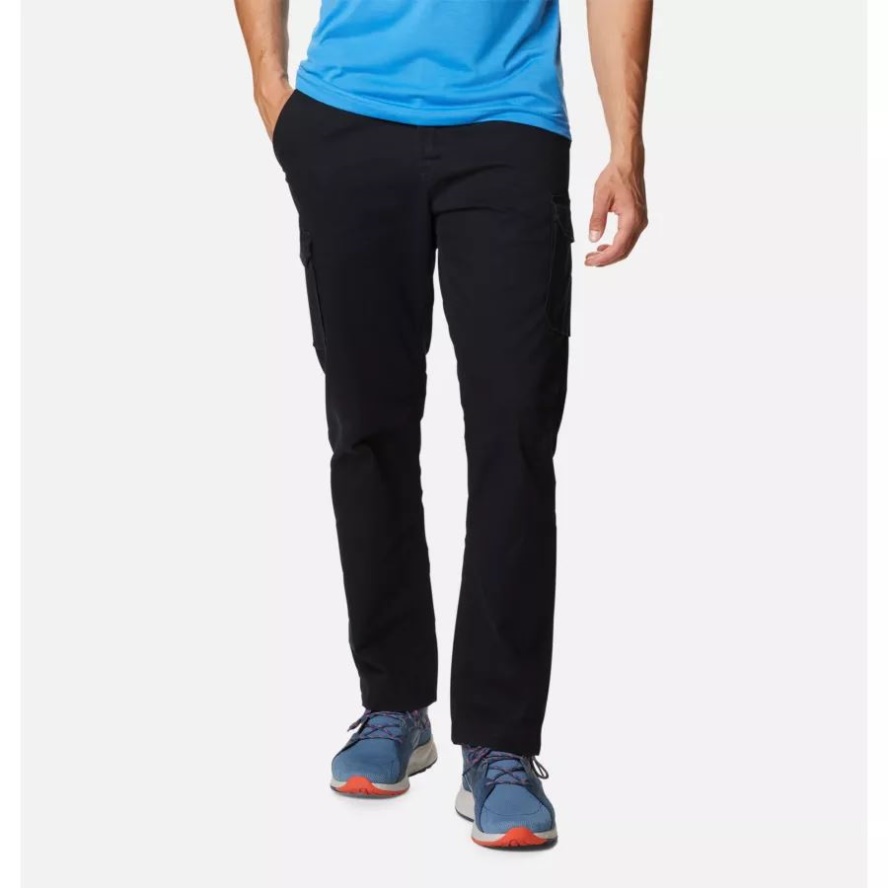Columbia Sale Black Men's Pacific Ridge Casual Cargo Trousers