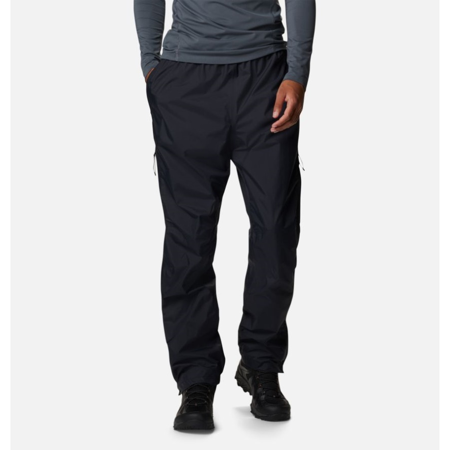Columbia Sale Black Men's Pouring Adventure II Waterproof Hiking Trousers
