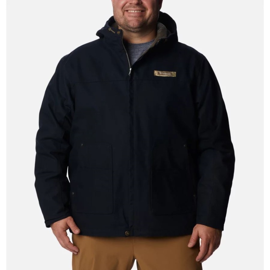 Columbia Sale Black Men's Roughtail Work Hooded Jacket Big
