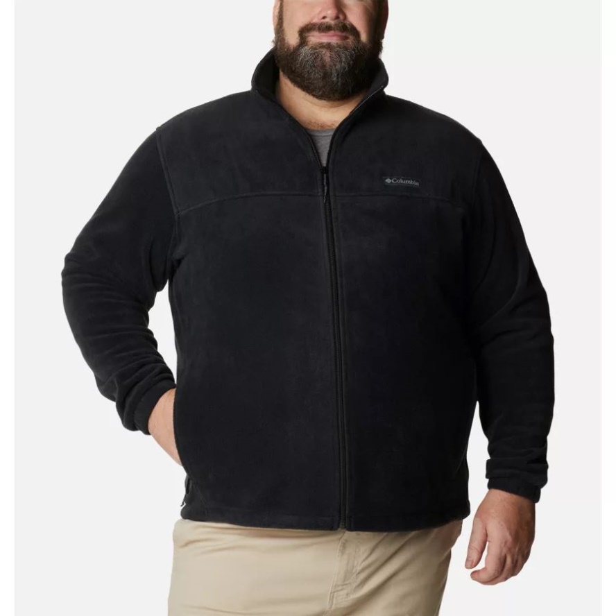 Columbia Sale Black Men's Steens Mountain 2.0 Full Zip Fleece Jacket Big