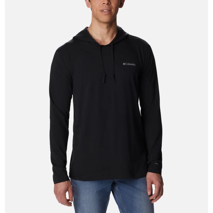 Columbia Sale Black Men's Sun Trek Technical Hoodie