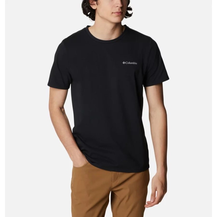 Columbia Sale Black Men's Sun Trek Technical T-Shirt