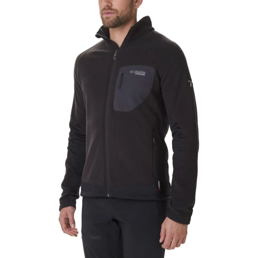 Columbia Sale Black Men's Titan Pass 2.0 II Fleece Jacket
