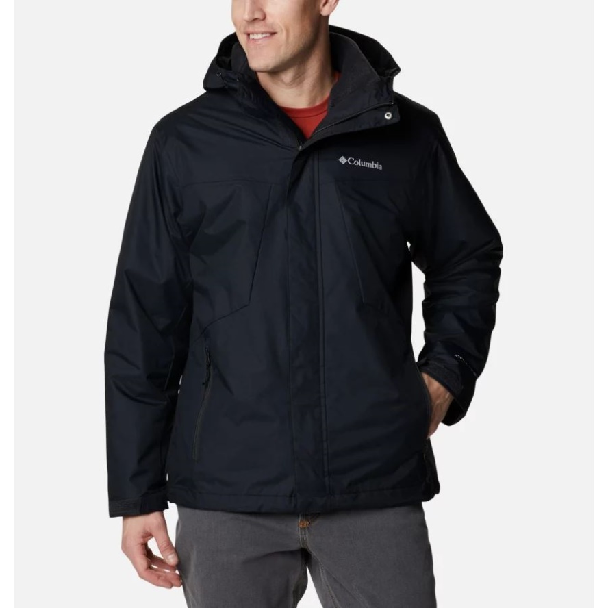 Columbia Sale Black Men's Tunnel Falls 3-in-1 Interchange Walking Jacket