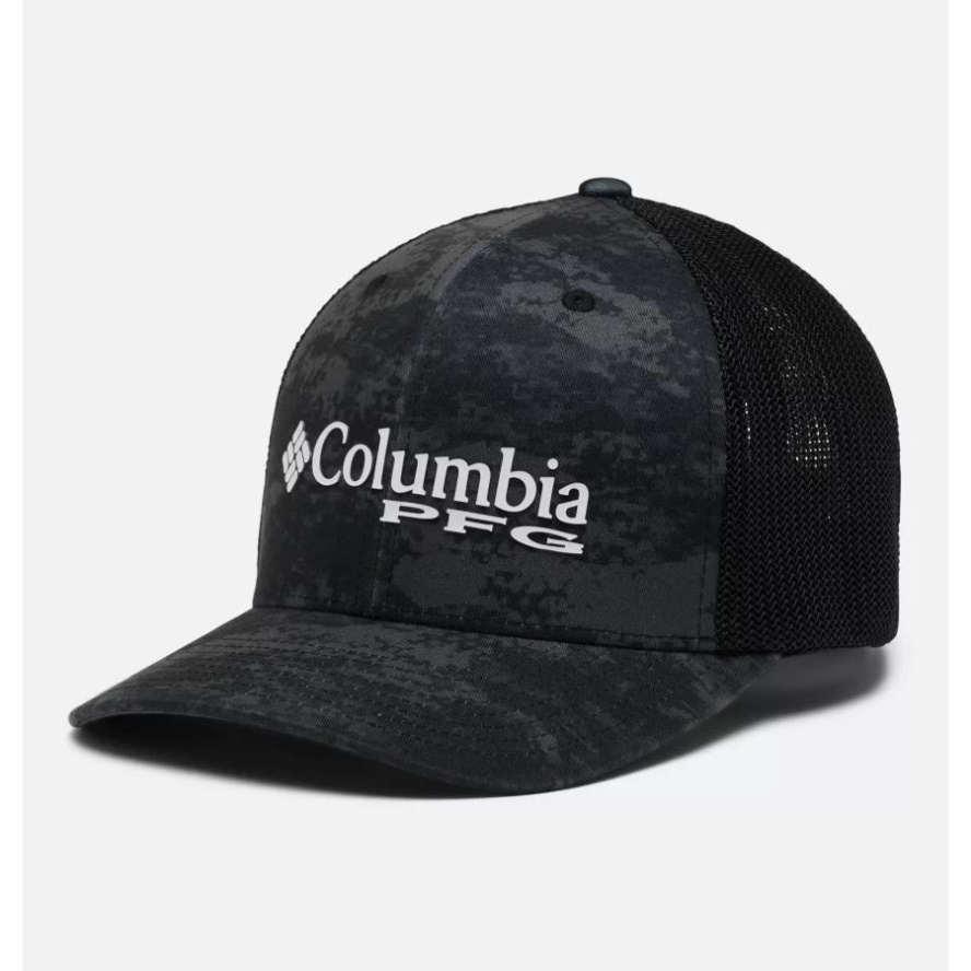 Columbia Sale Black PFG Camo PFG Camo Mesh Ball Cap