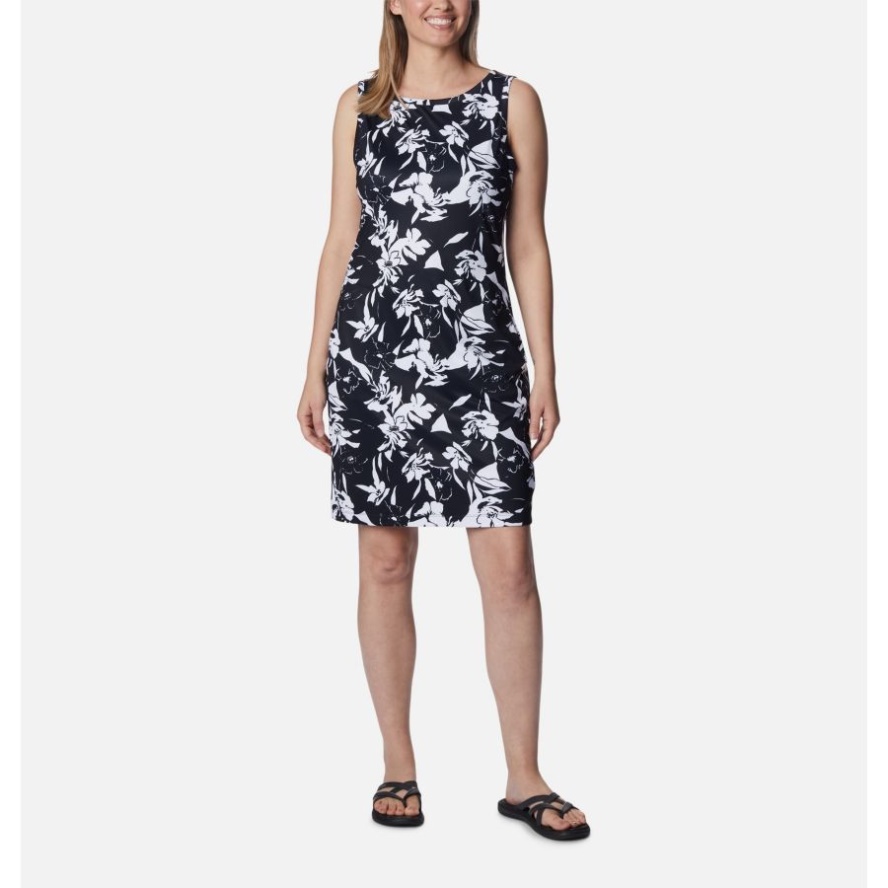 Columbia Sale Black/Pop Flora Women's Chill River Printed Dress
