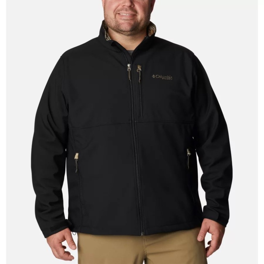 Columbia Sale Black/RT Edge Men's PHG Ascender Softshell Jacket Big