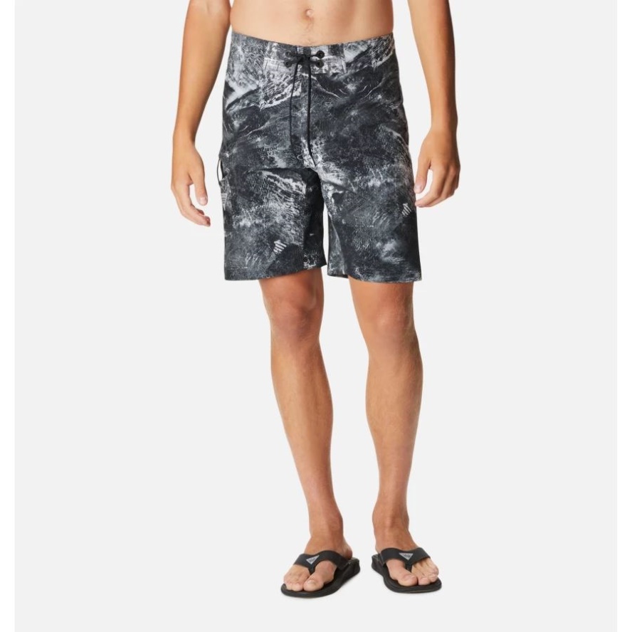 Columbia Sale Black Realtree Horizon Men's PFG Offshore II Board Shorts