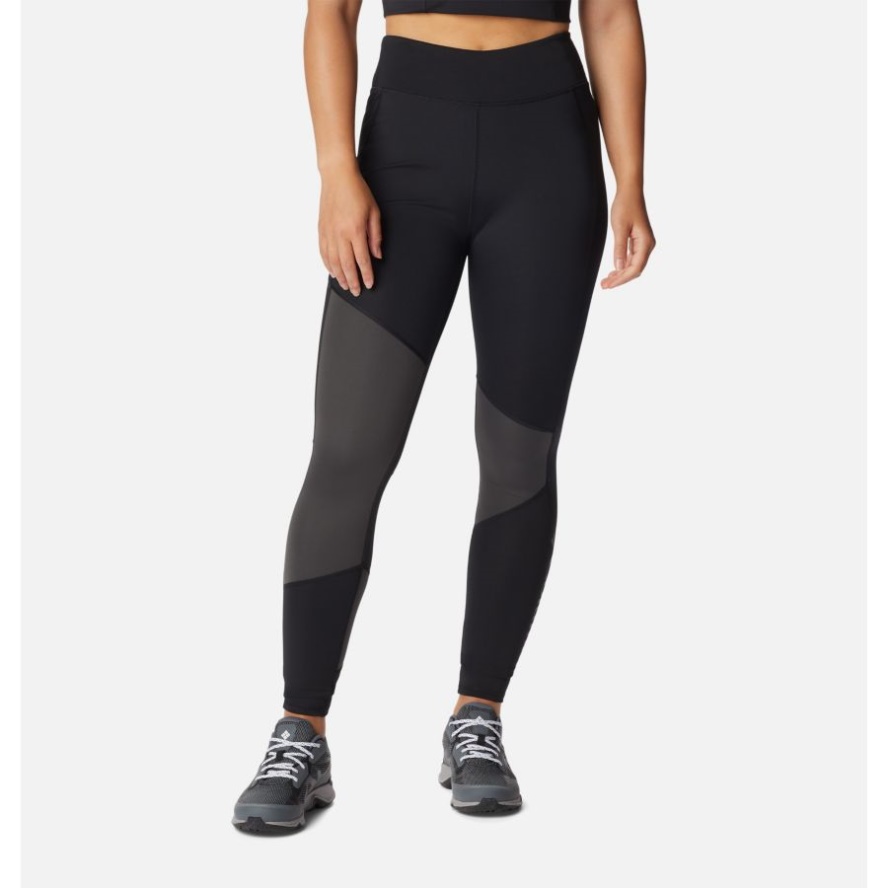 Columbia Sale Black/Shark Women's Columbia Sale Lodge Colorblock Tights