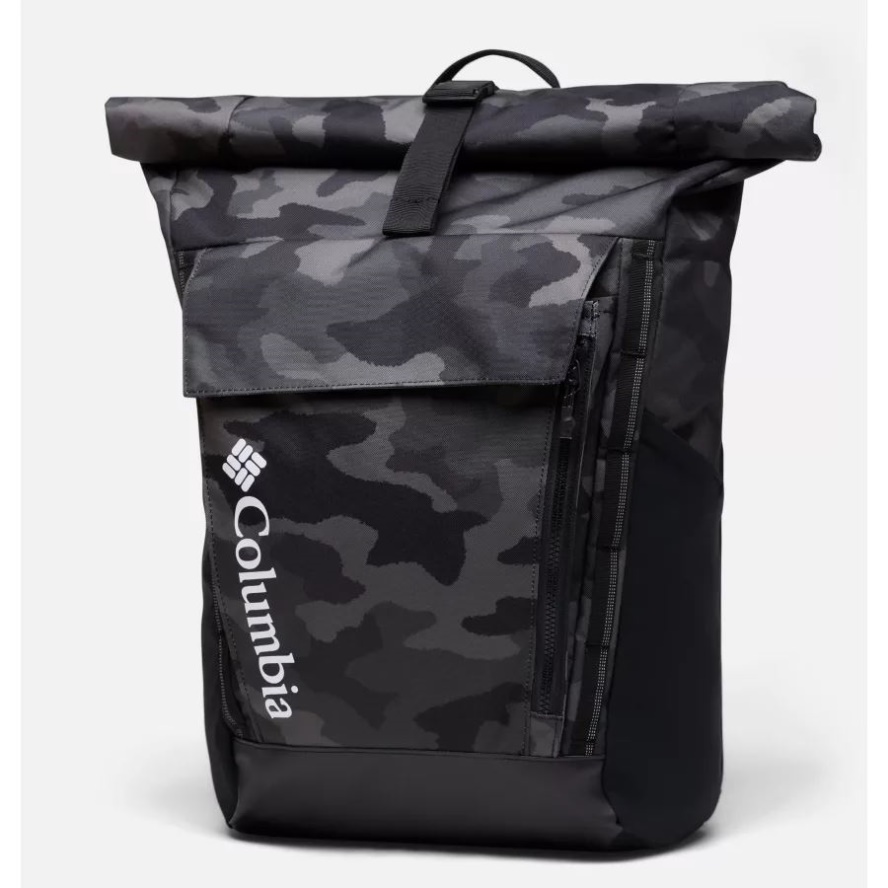 Columbia Sale Black Trad Camo Unisex Convey II 27L Rolltop Backpack