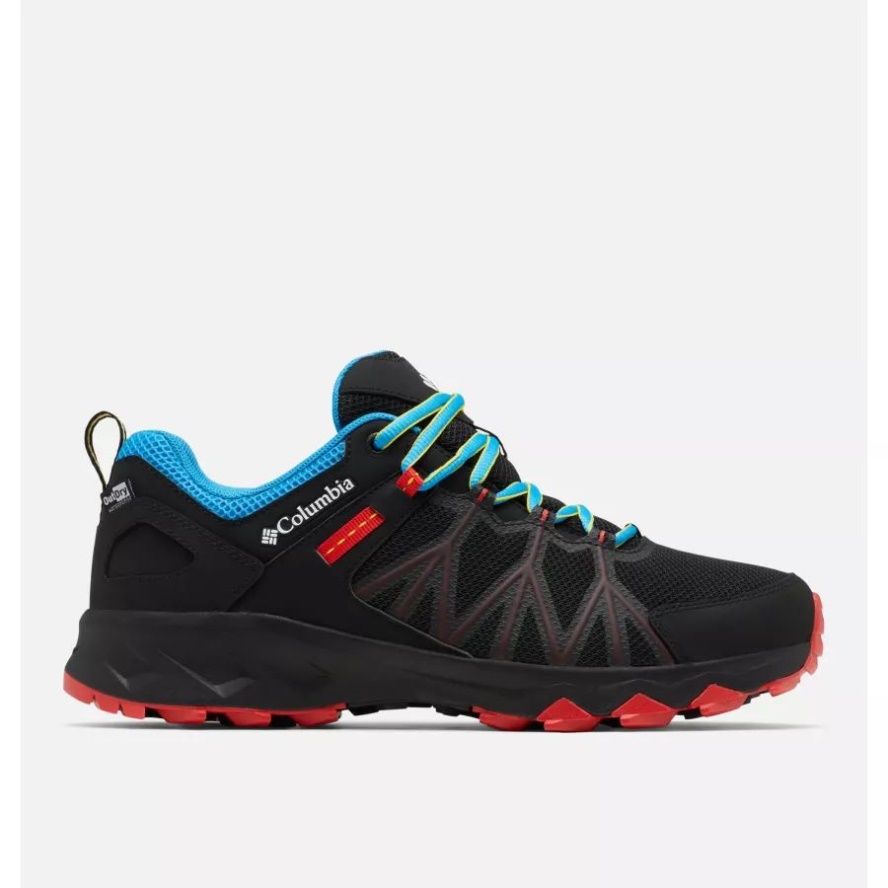 Columbia Sale Black/White Men's Peakfreak II Outdry Waterproof Hiking Shoe