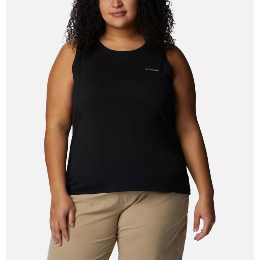 Columbia Sale Black Women's Anytime Knit Tank Plus Size