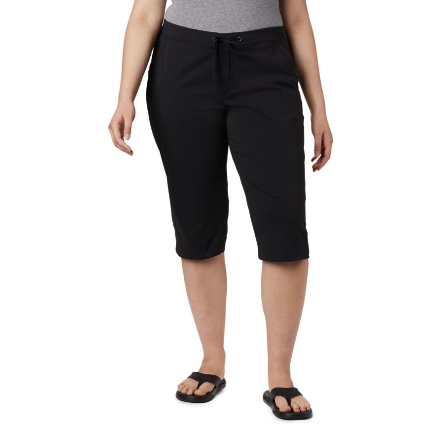 Columbia Sale Black Women's Anytime Outdoor Capris Plus Size