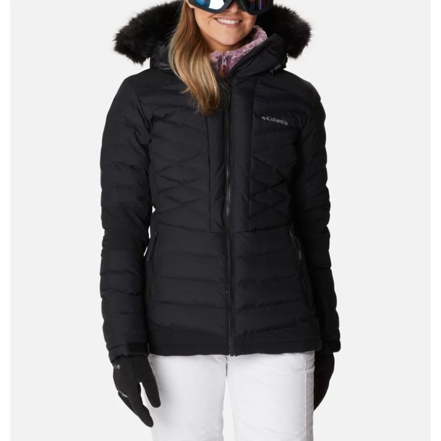 Columbia Sale Black Women's Bird Mountain Ski Synthetic Down Jacket