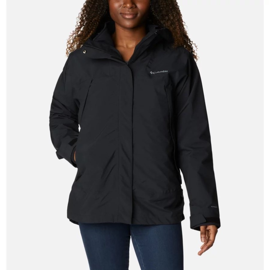 Columbia Sale Black Women's Canyon Meadows 3-in-1 Waterproof Walking Jacket